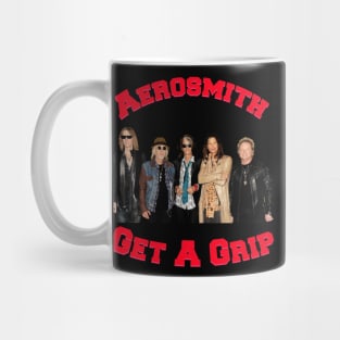 Aerosmith Get A grip Tshirt Red Mug